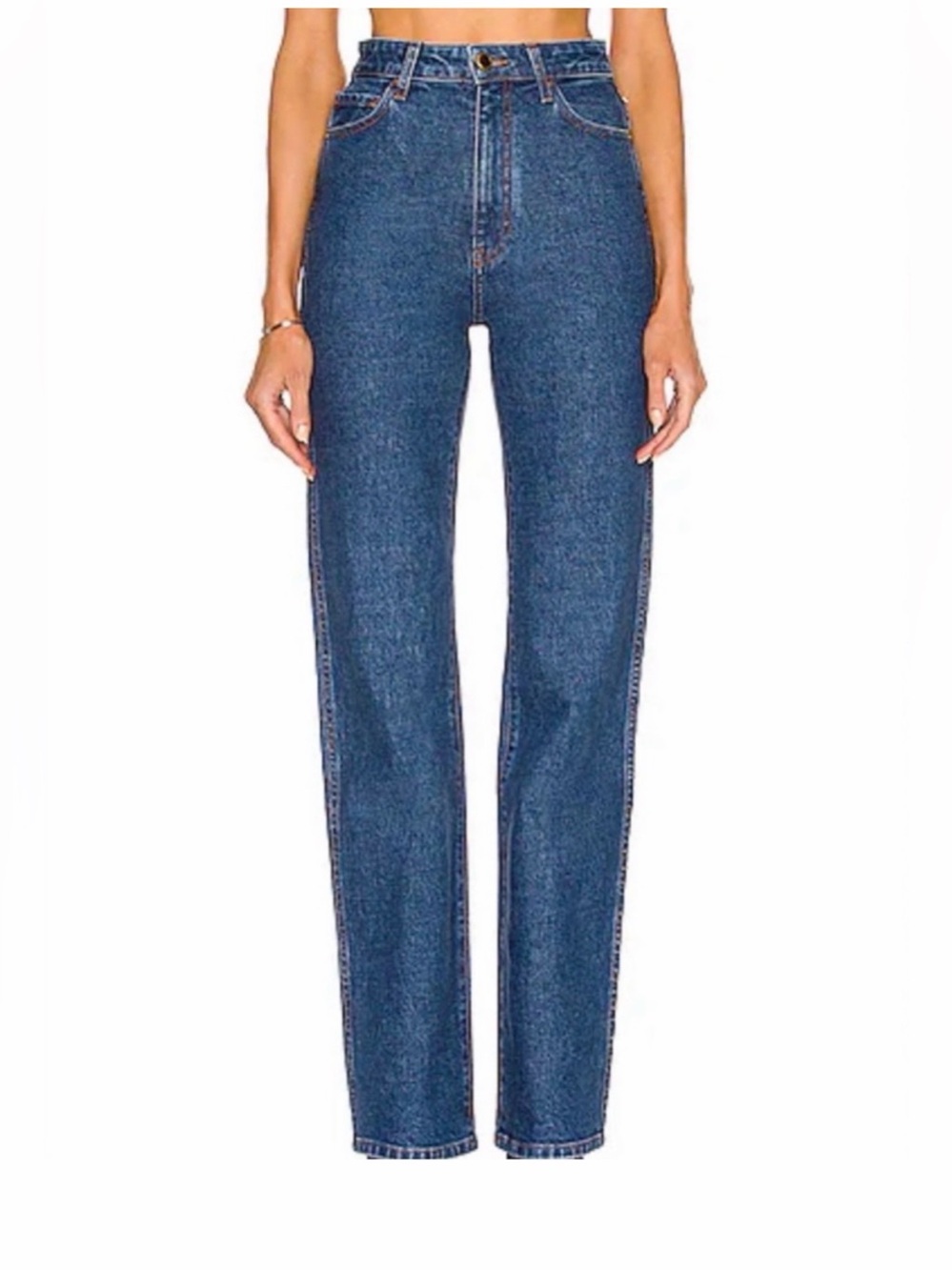 Like new! Khaite Danielle Jean High-Rise Straight Leg Women's Jeans